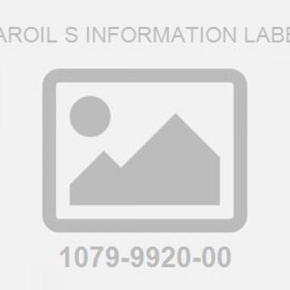 Paroil S Information Label